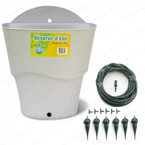 Wassertank 12 liter grau IRISO