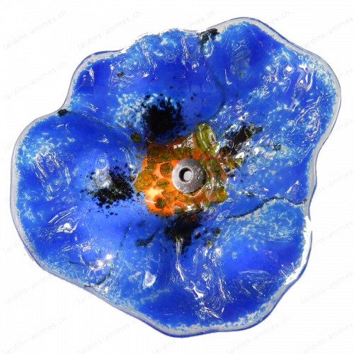 Fleur Coquelicot BLEU FONCE